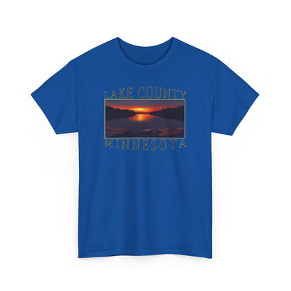 LAKE COUNTY, MINNESOTA Unisex Heavy Cotton Tee