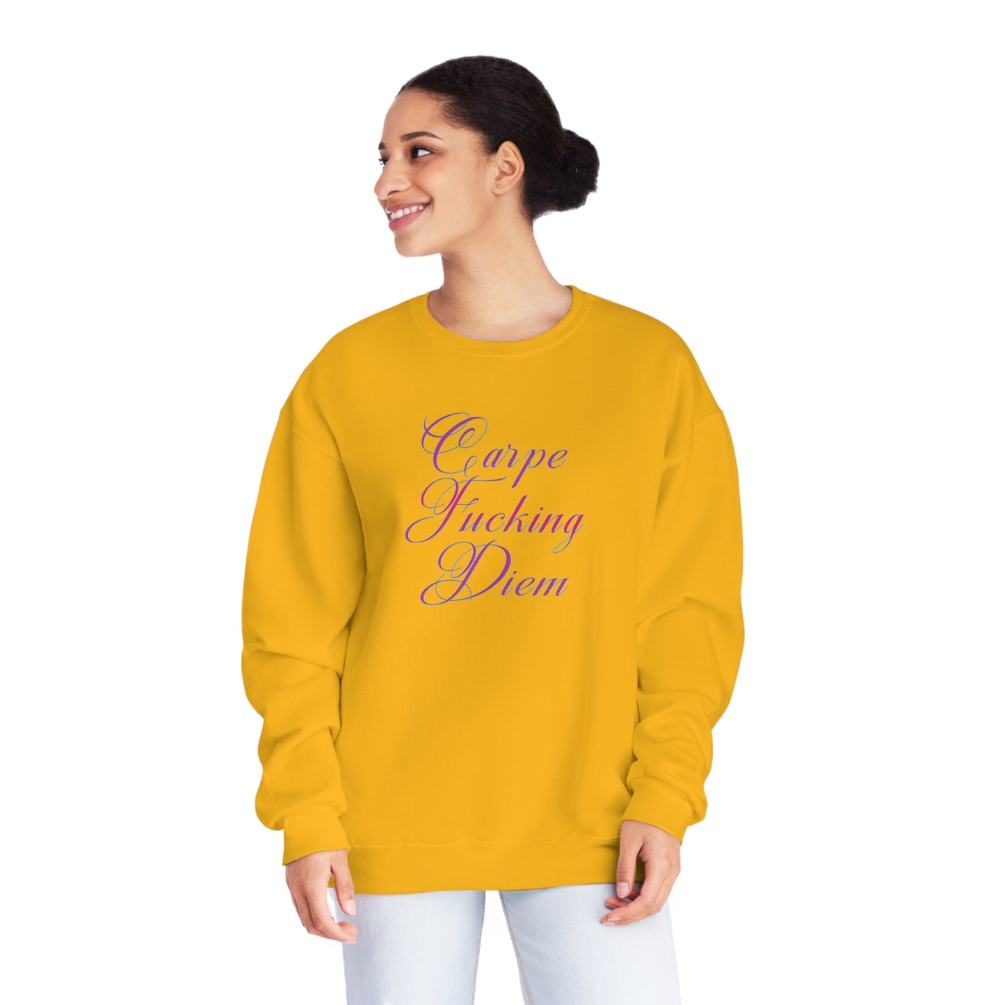 CARPE FUCKING DIEM Unisex NuBlend® Crewneck Sweatshirt