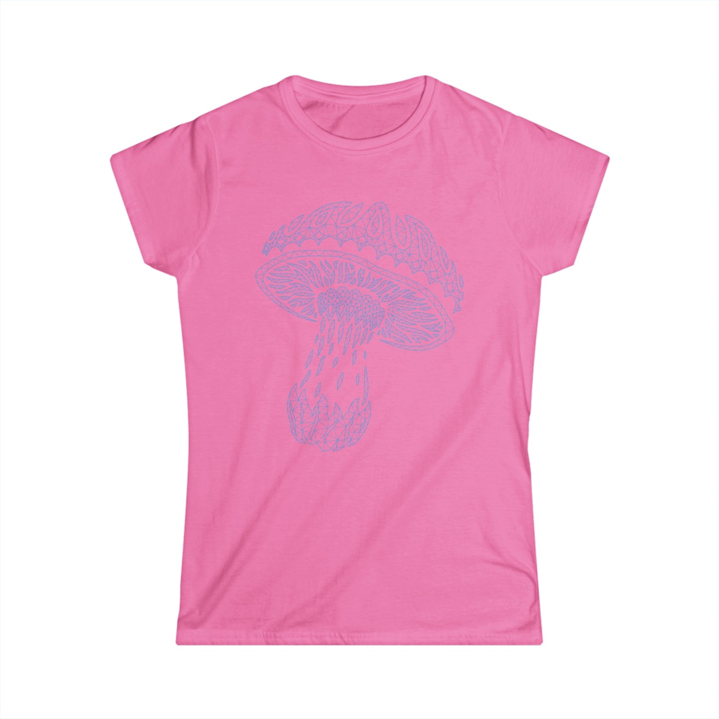 The MUSHROOM Geoprint Women's Softstyle Tee