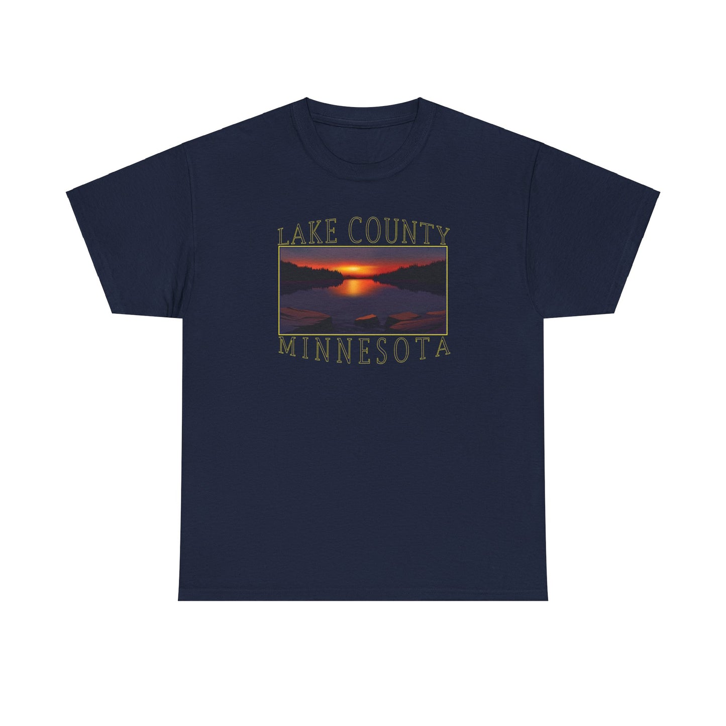 LAKE COUNTY, MINNESOTA Unisex Heavy Cotton Tee