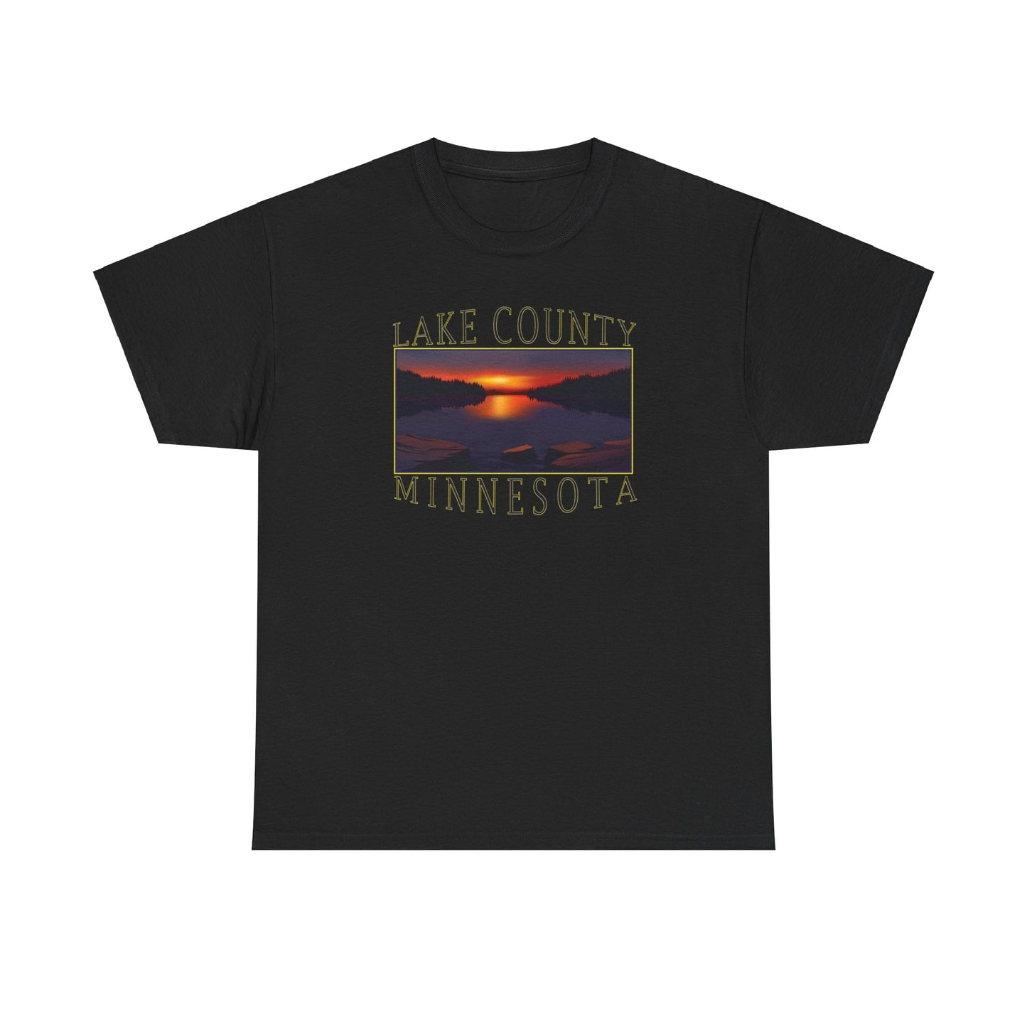 LAKE COUNTY, MINNESOTA Unisex Heavy Cotton Tee