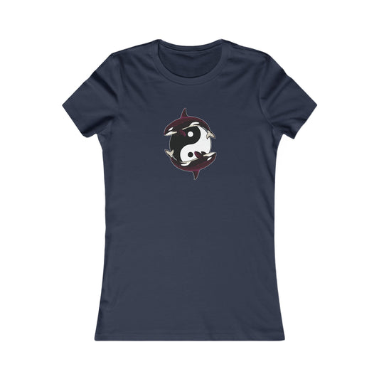 YING & YANG ORCAS Women's Favorite Tee