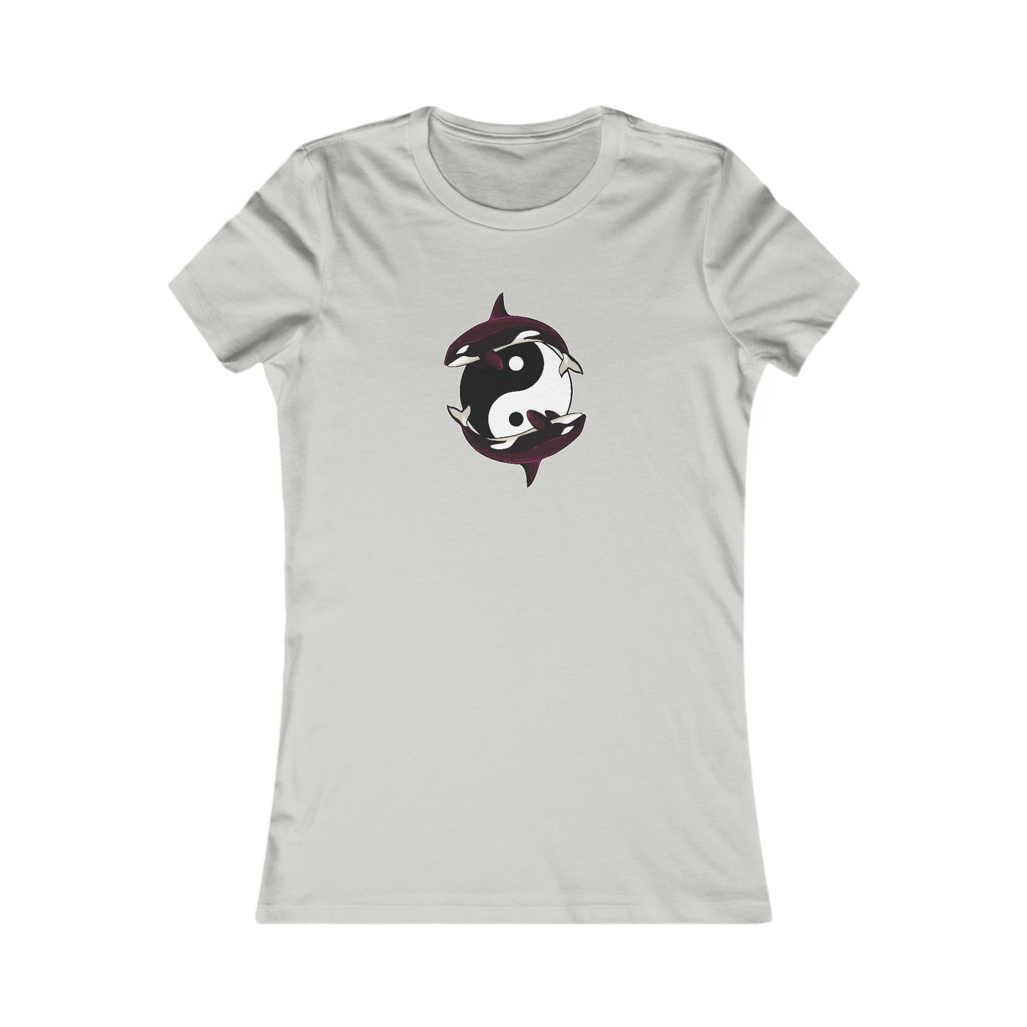 YING & YANG ORCAS Women's Favorite Tee