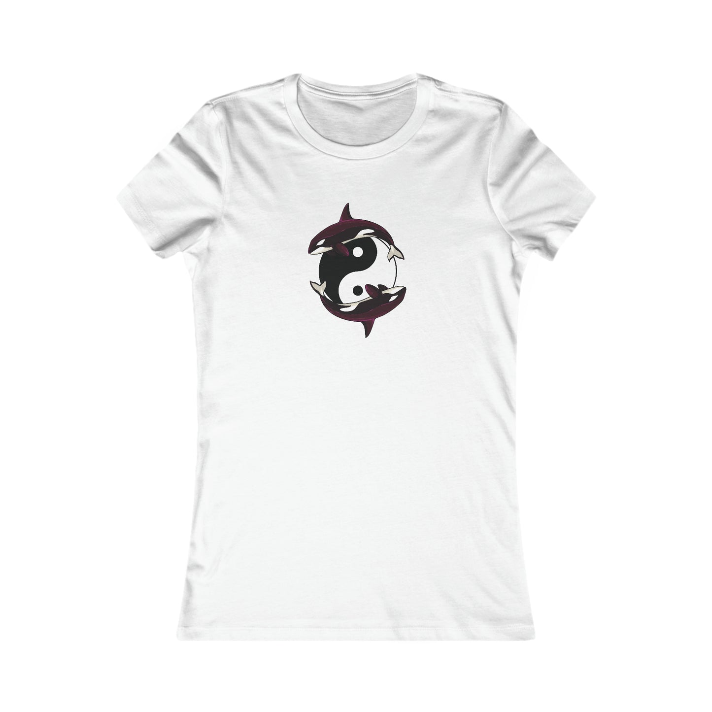 YING & YANG ORCAS Women's Favorite Tee