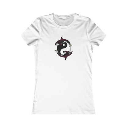 YING & YANG ORCAS Women's Favorite Tee