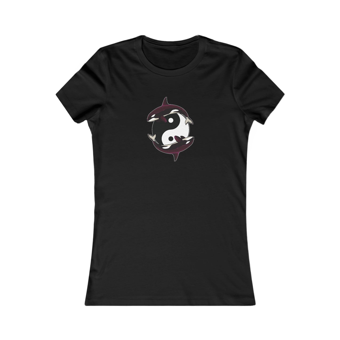 YING & YANG ORCAS Women's Favorite Tee