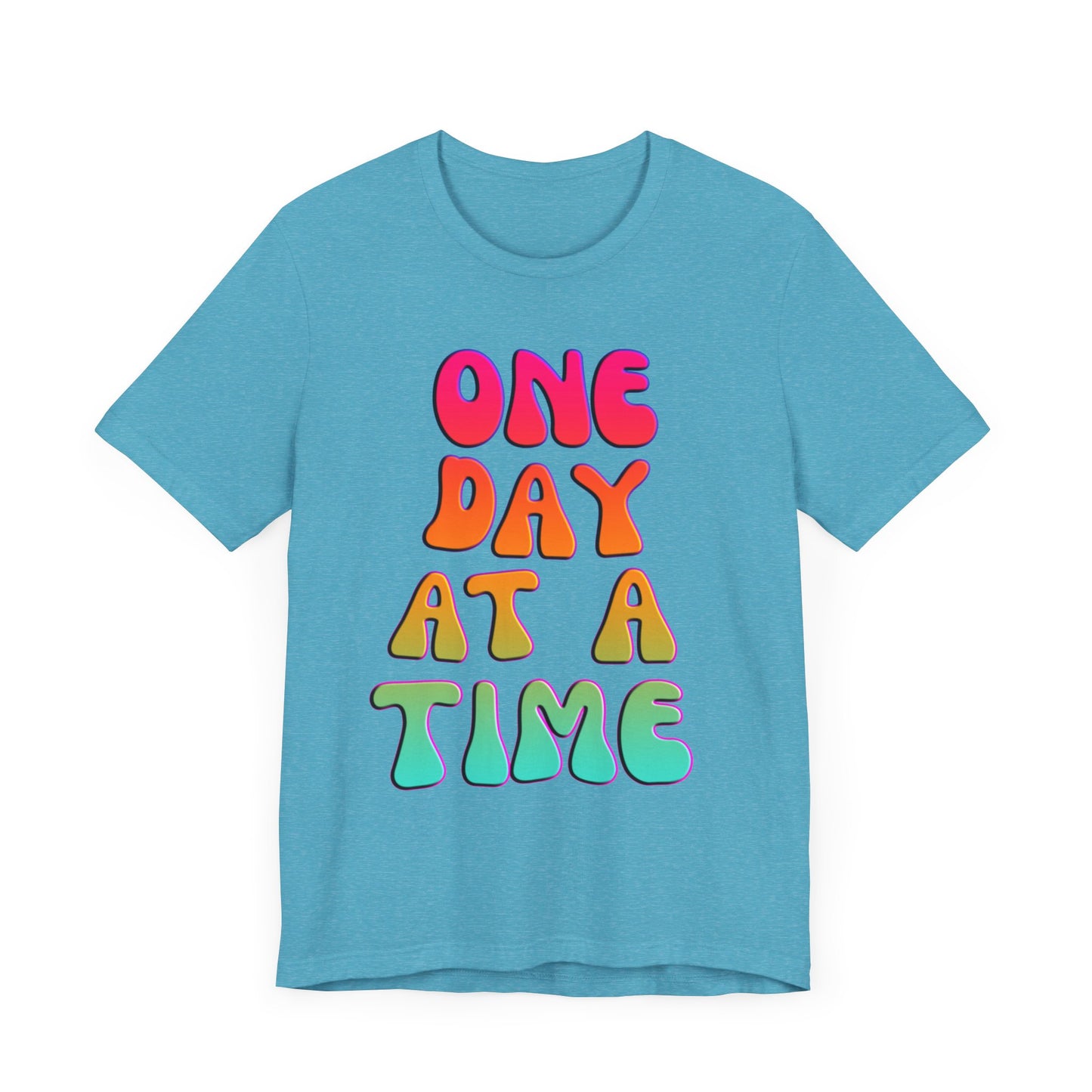 ONE DAY AT A TIME Groovy Edition Unisex Jersey Short Sleeve Tee