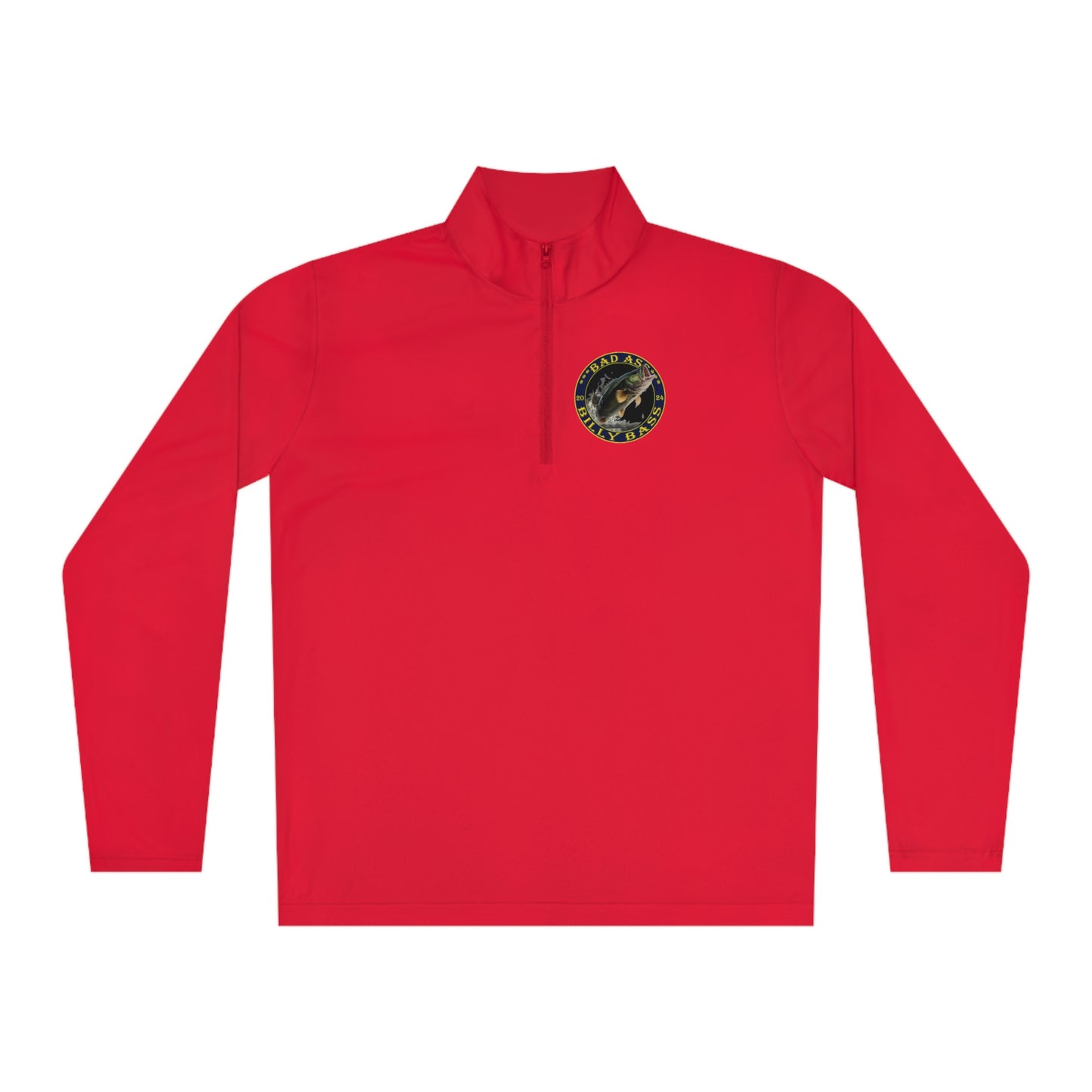 BAD ASS BILL BASS Unisex Quarter-Zip Pullover