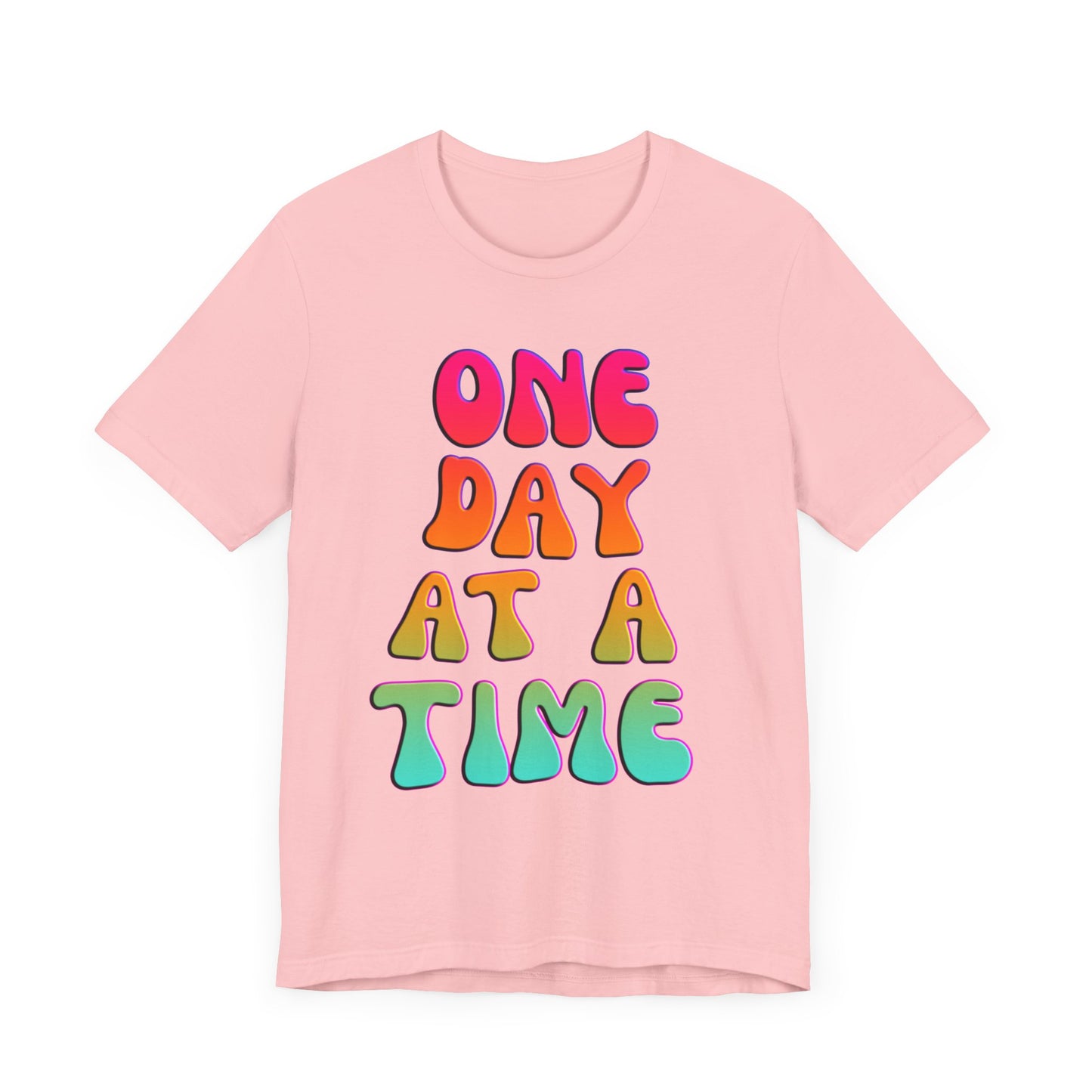 ONE DAY AT A TIME Groovy Edition Unisex Jersey Short Sleeve Tee