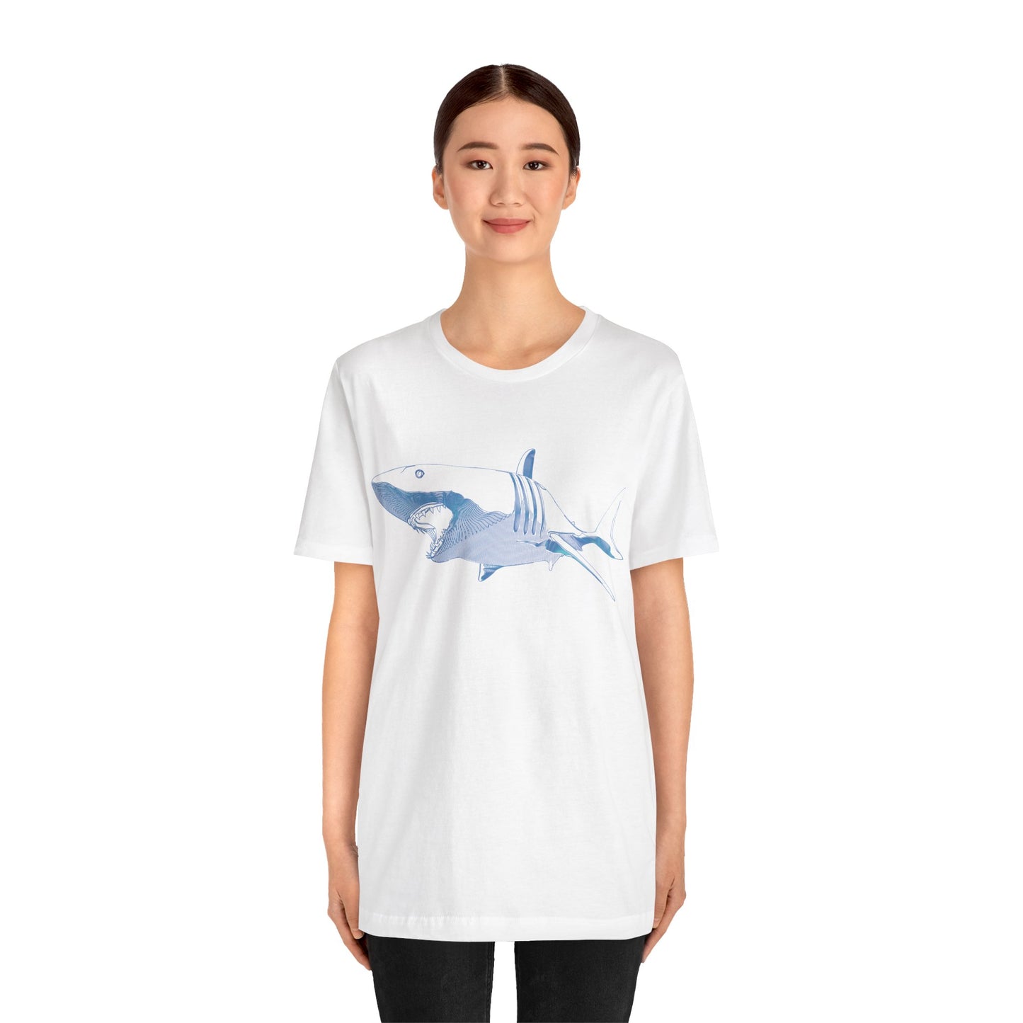 SHARK  01 Unisex Jersey Short Sleeve Tee