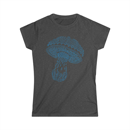 The MUSHROOM Geoprint Women's Softstyle Tee