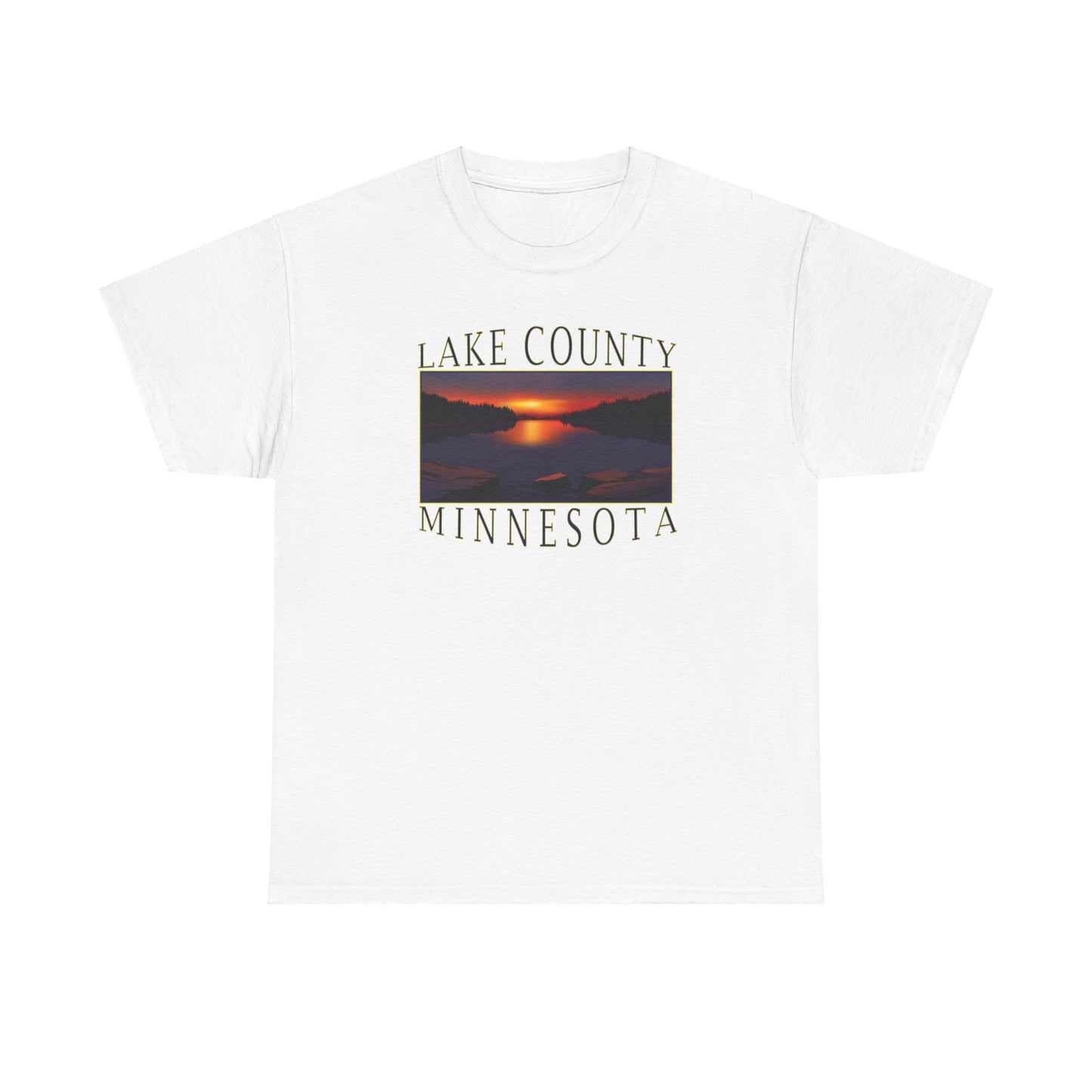 LAKE COUNTY, MINNESOTA Unisex Heavy Cotton Tee