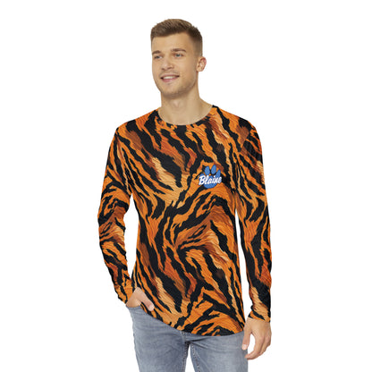 Blaine Bengals Tiger shirt Men's Long Sleeve Shirt (AOP)