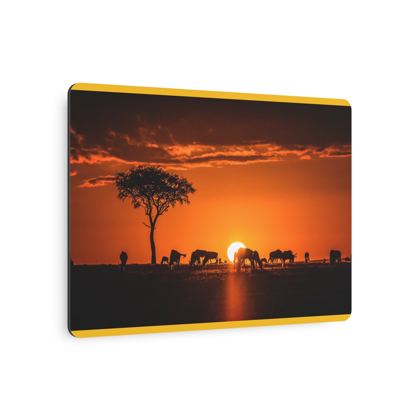 Maasai Mara Metal Art Sign