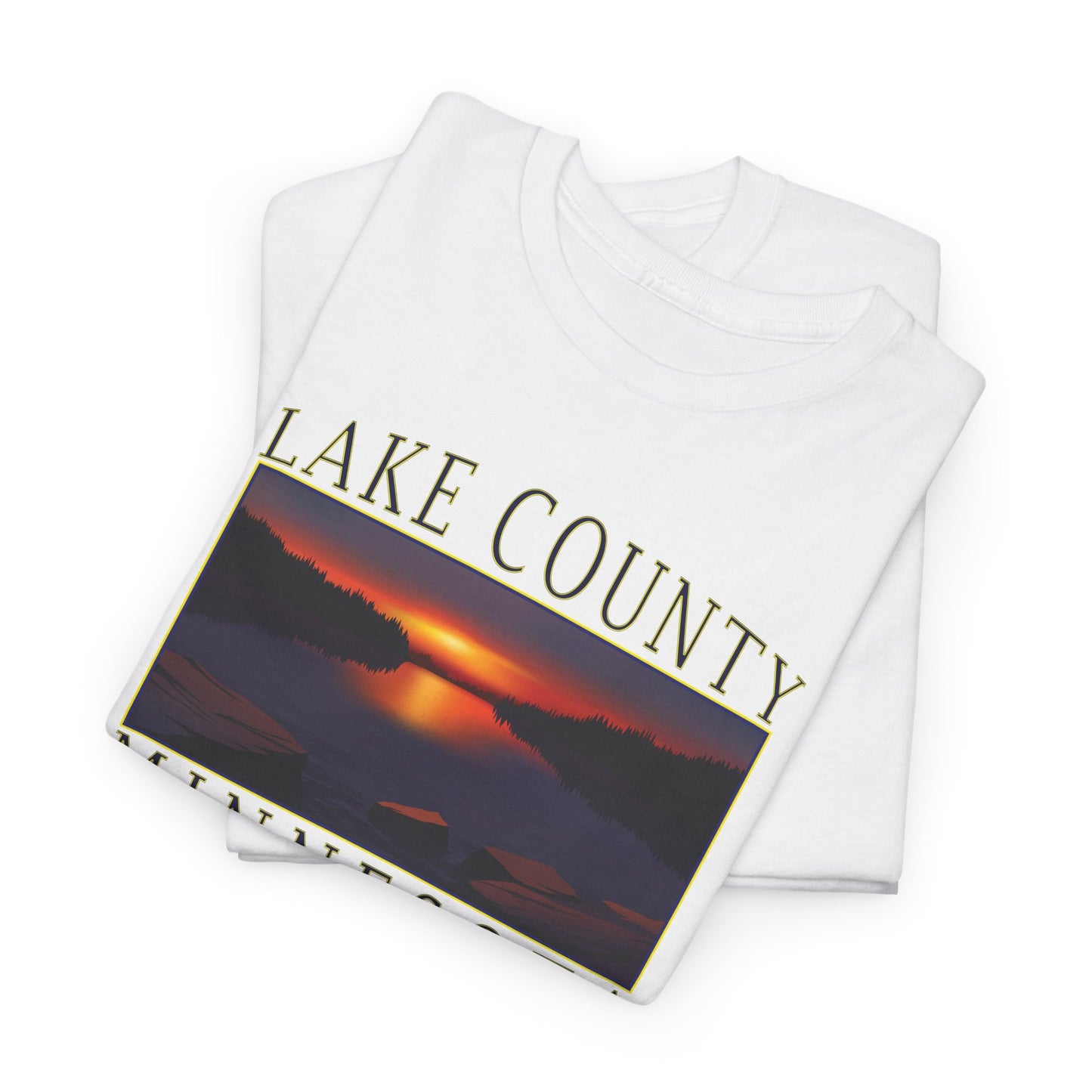 LAKE COUNTY, MINNESOTA Unisex Heavy Cotton Tee