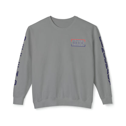 Vote Blue- Sweep the Floor in 2024 Unisex Lightweight Crewneck Sweatshirt