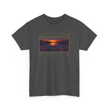 LAKE COUNTY, MINNESOTA Unisex Heavy Cotton Tee