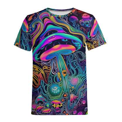 The MAGIC SHROOM V1 Mens All Over Print Staple T-Shirt