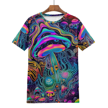 The MAGIC SHROOM V1 Mens All Over Print Staple T-Shirt