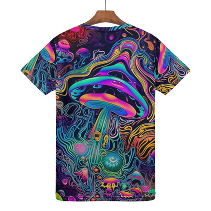 The MAGIC SHROOM V1 Mens All Over Print Staple T-Shirt