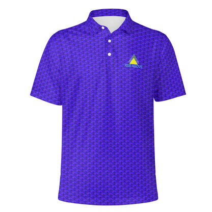 The RISE ABOVE b/y classic Mens All Over Print Polo Shirt