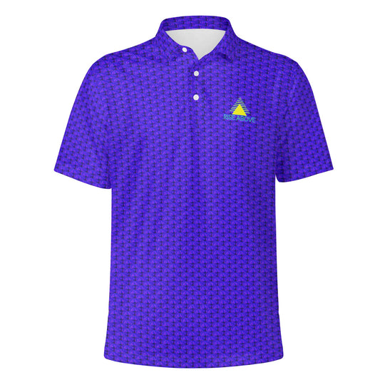 The RISE ABOVE b/y classic Mens All Over Print Polo Shirt