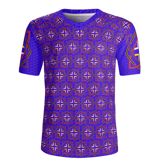 MAASAI based LOGO Mens All Over Print Football Rugby Jersey