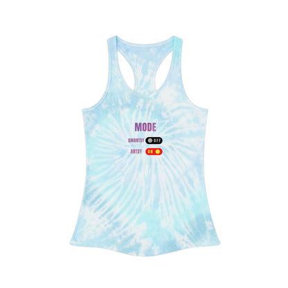 SMARTSY ARTSY Tie Dye Racerback Tank Top