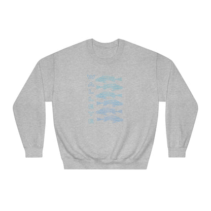 WALLEYE 6 bg gradient Unisex DryBlend® Crewneck Sweatshirt