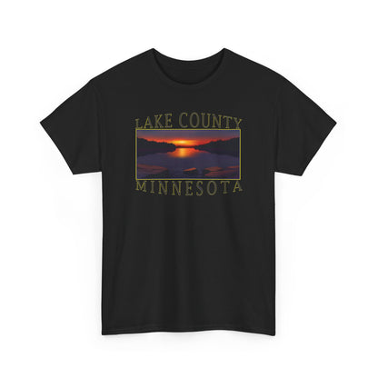 LAKE COUNTY, MINNESOTA Unisex Heavy Cotton Tee