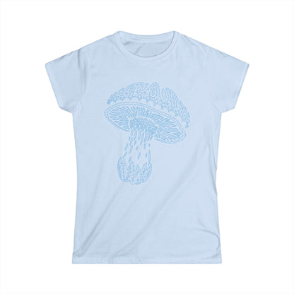 The MUSHROOM Geoprint Women's Softstyle Tee