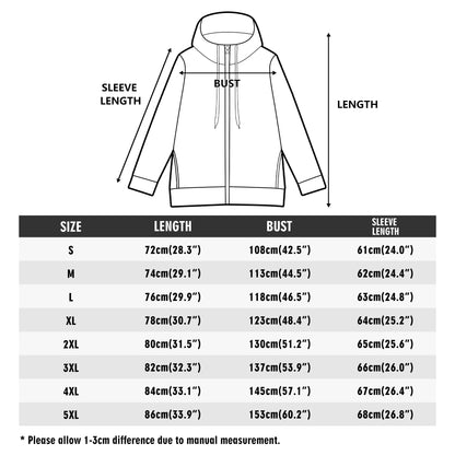 MAASAI SHUKA PATTERN WIYH WARRIOR Adult Full Zip Turtleneck Hoodie Streetwear