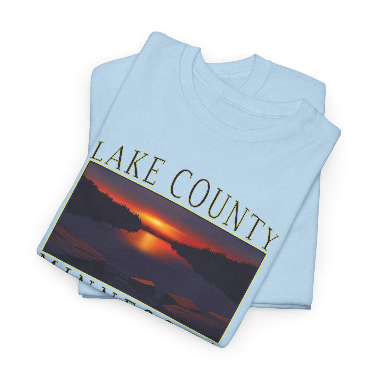 LAKE COUNTY, MINNESOTA Unisex Heavy Cotton Tee