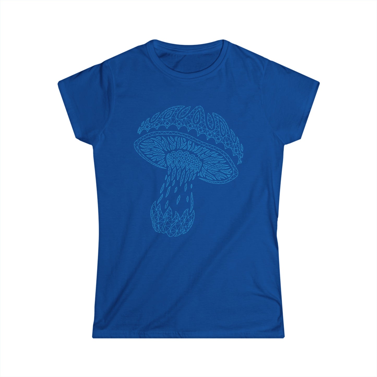 The MUSHROOM Geoprint Women's Softstyle Tee