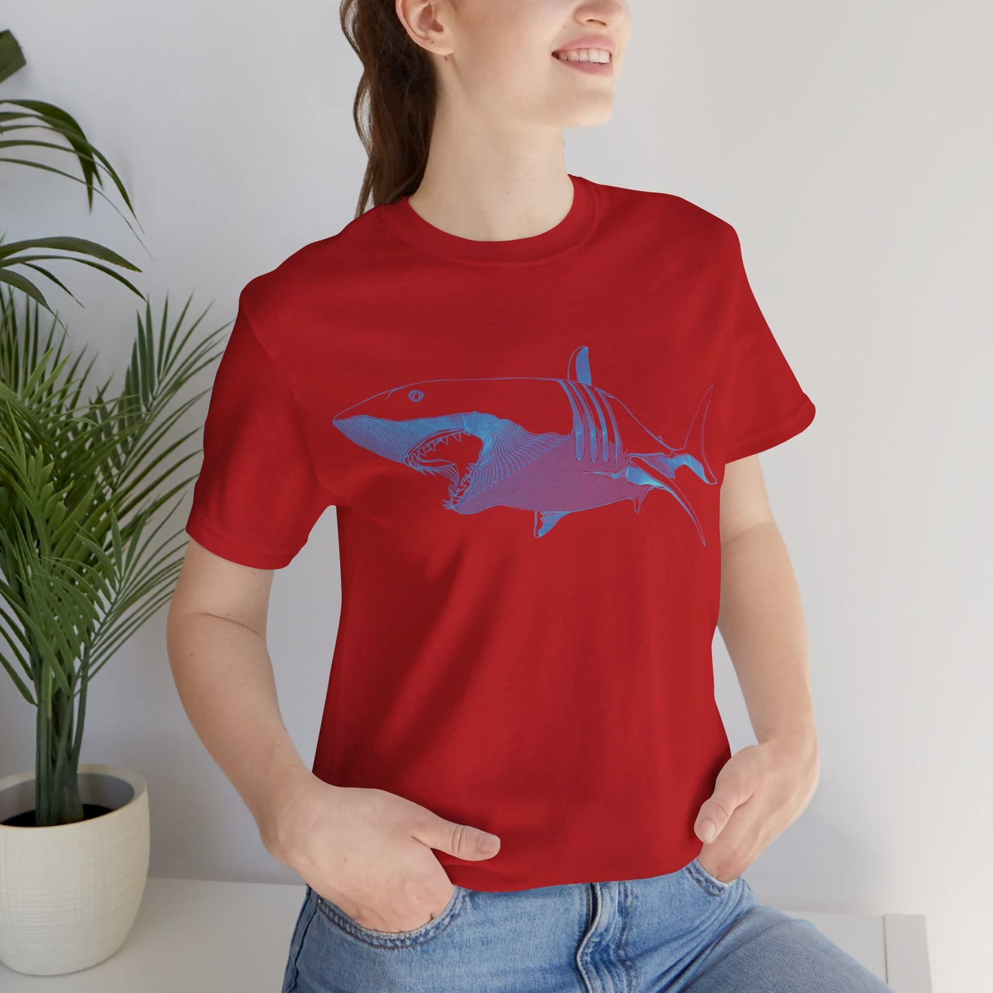 SHARK  01 Unisex Jersey Short Sleeve Tee