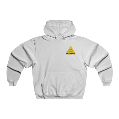 RISE ABOVE in Red and Yellow, perfect! Men's NUBLEND® Hooded Sweatshirt