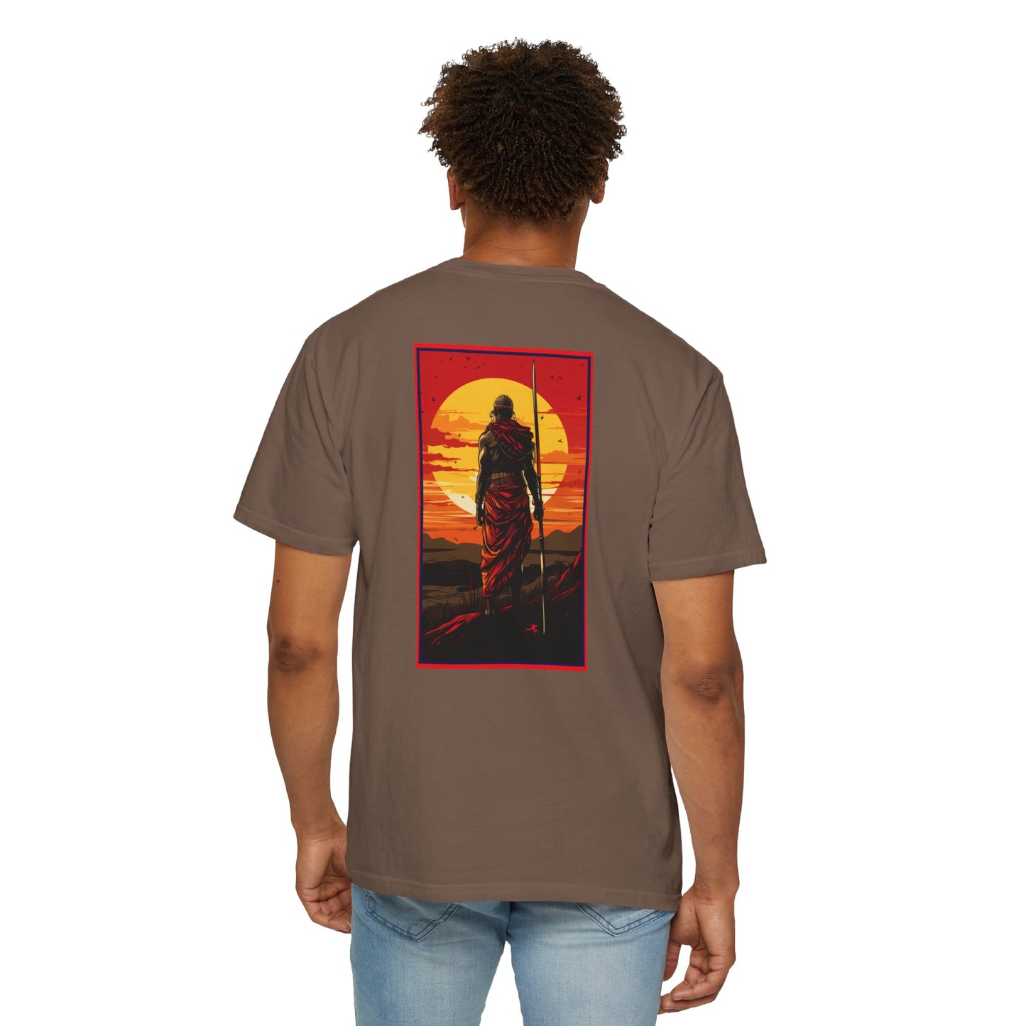 SOPA MAASAI WARRIOR Unisex Garment-Dyed T-shirt