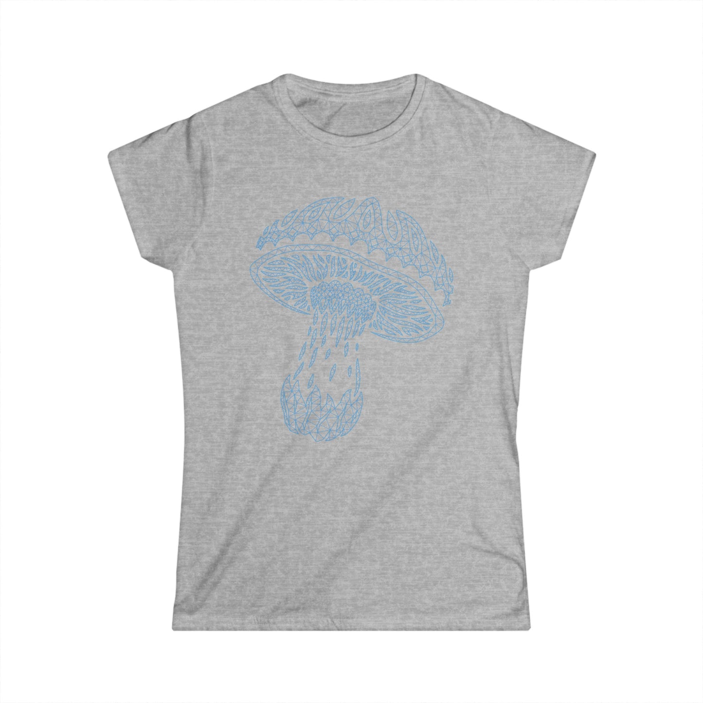 The MUSHROOM Geoprint Women's Softstyle Tee