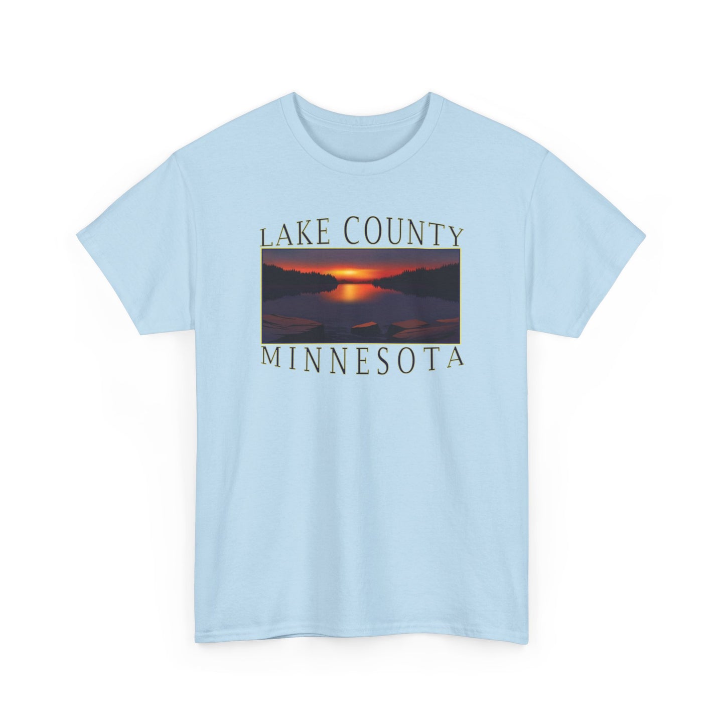 LAKE COUNTY, MINNESOTA Unisex Heavy Cotton Tee