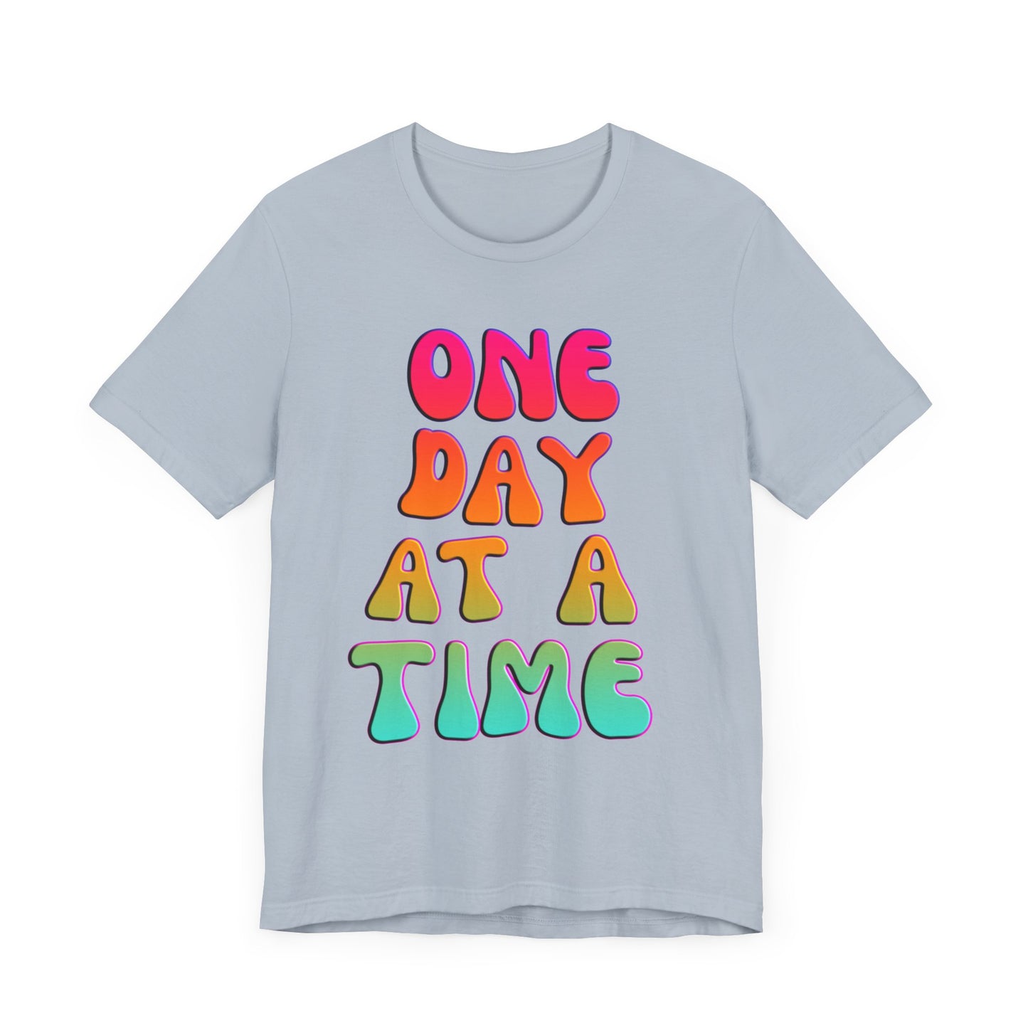 ONE DAY AT A TIME Groovy Edition Unisex Jersey Short Sleeve Tee