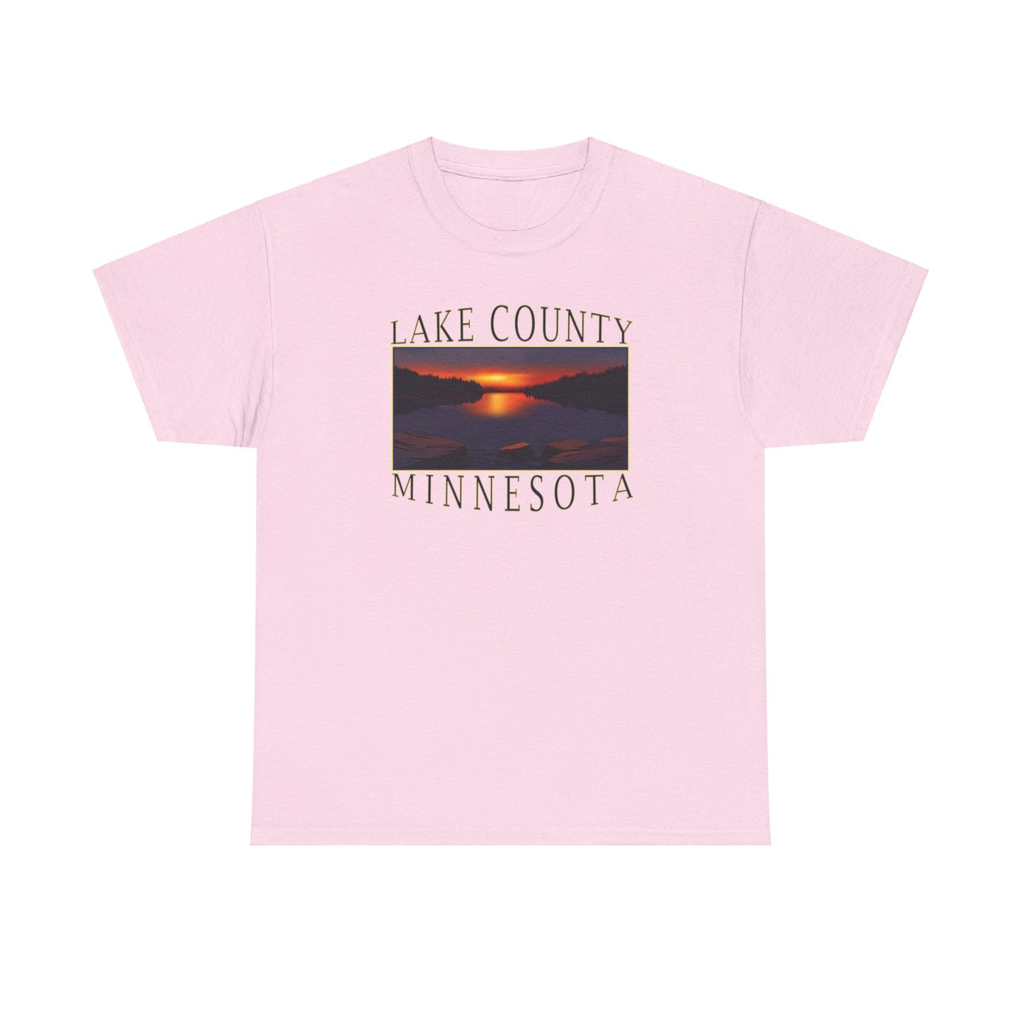 LAKE COUNTY, MINNESOTA Unisex Heavy Cotton Tee