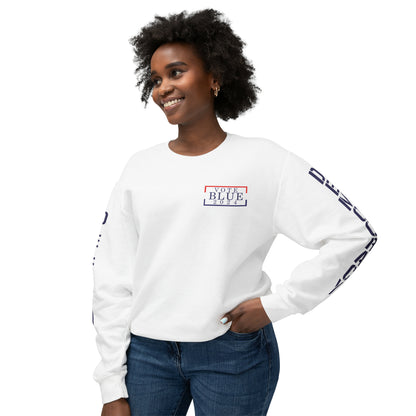 Vote Blue- Sweep the Floor in 2024 Unisex Lightweight Crewneck Sweatshirt