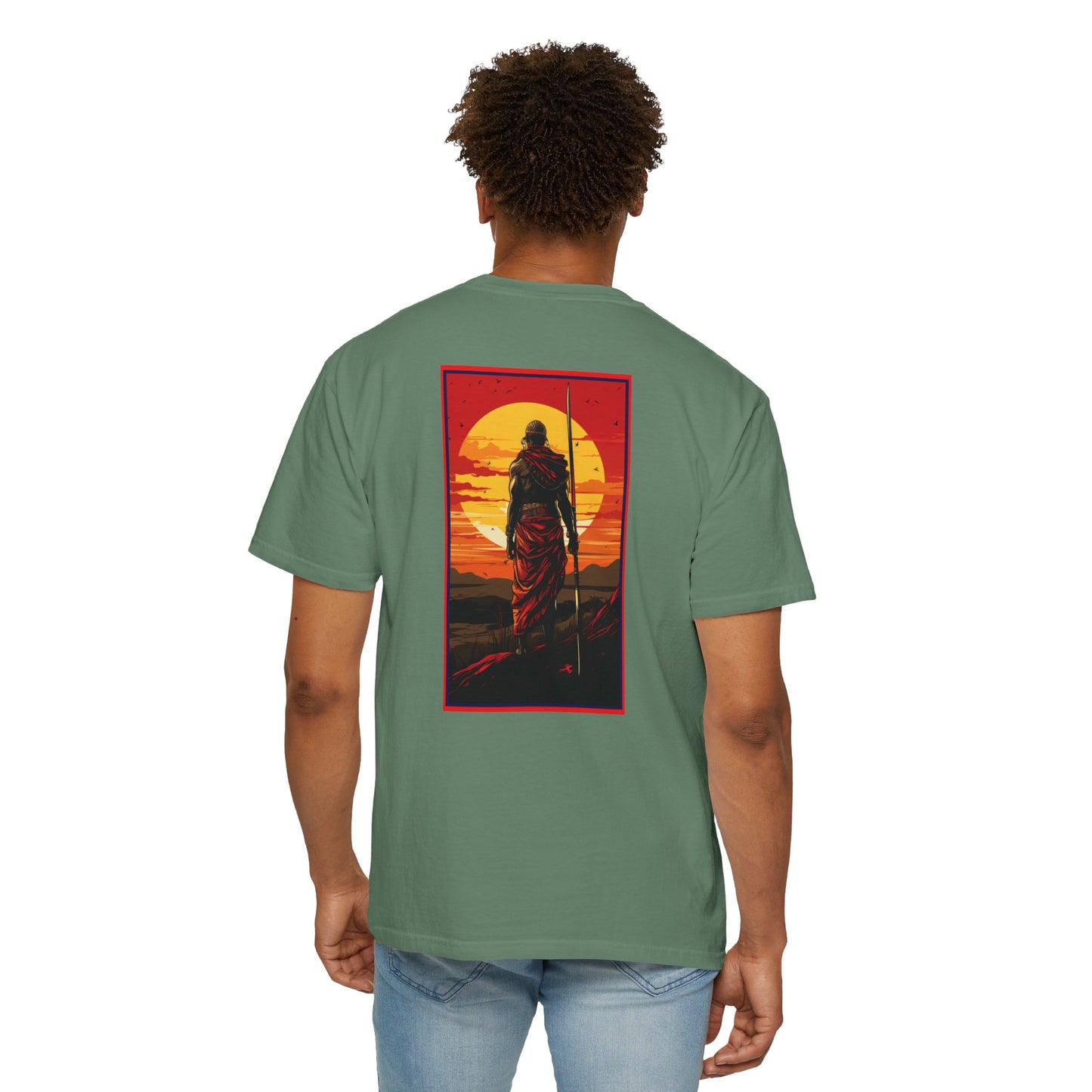 SOPA MAASAI WARRIOR Unisex Garment-Dyed T-shirt