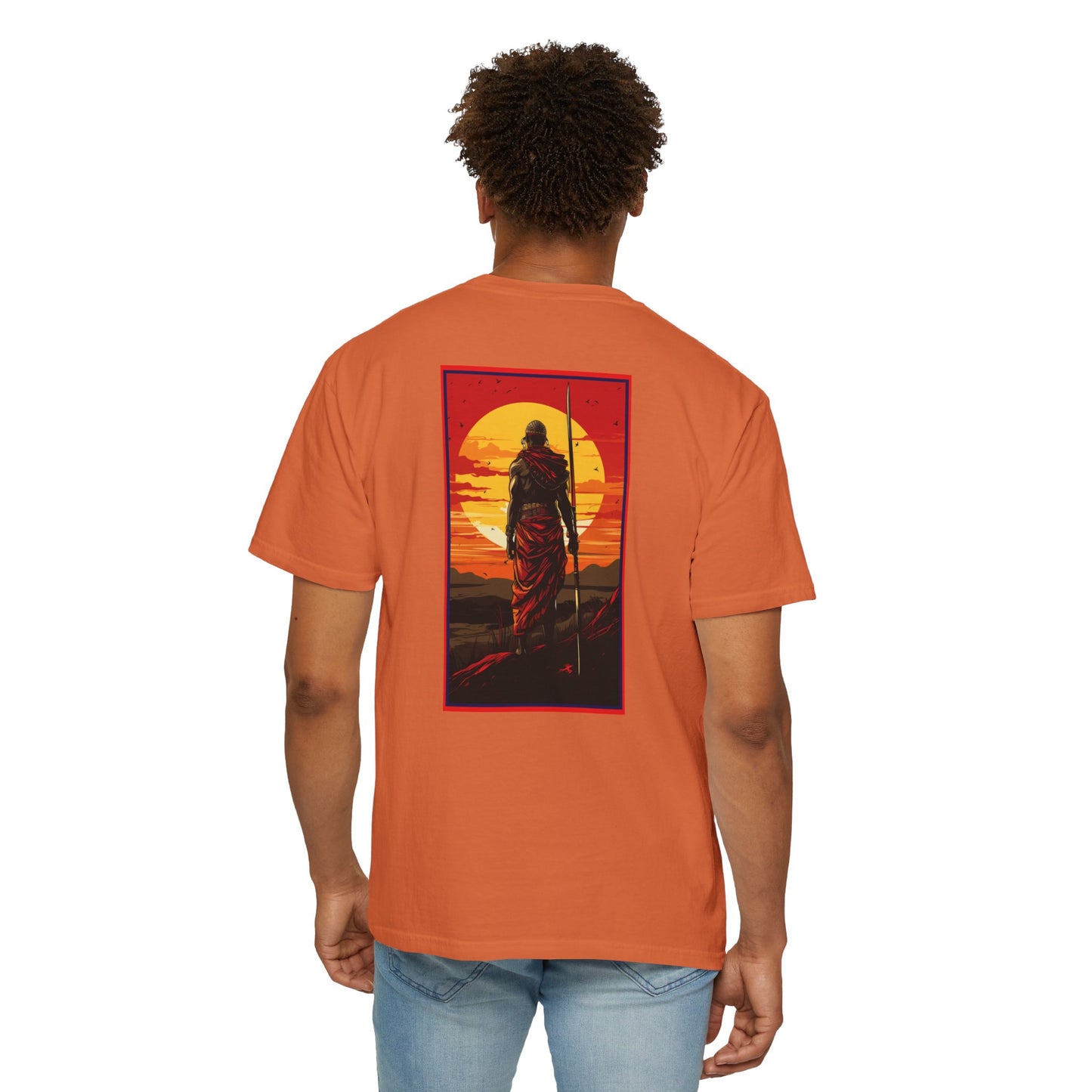 SOPA MAASAI WARRIOR Unisex Garment-Dyed T-shirt