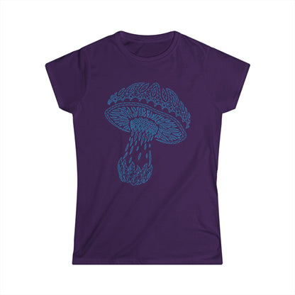 The MUSHROOM Geoprint Women's Softstyle Tee