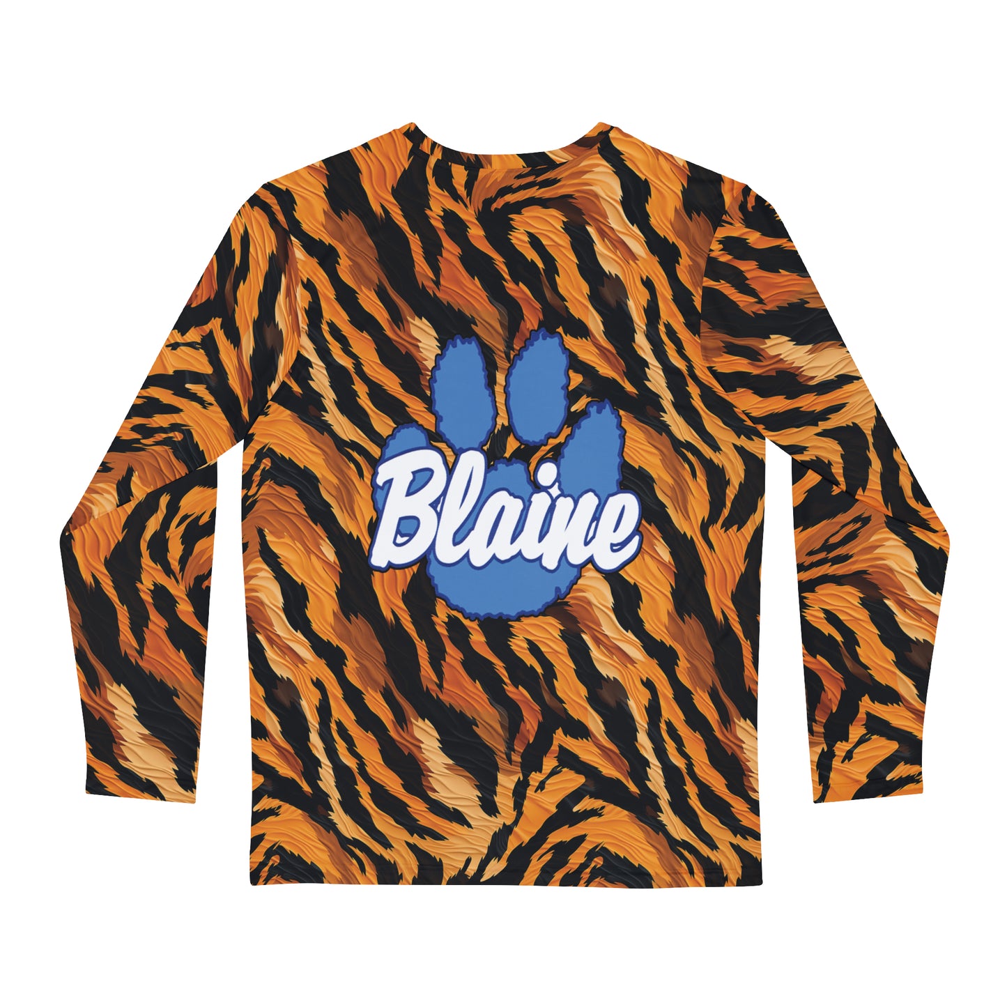 Blaine Bengals Tiger shirt Men's Long Sleeve Shirt (AOP)