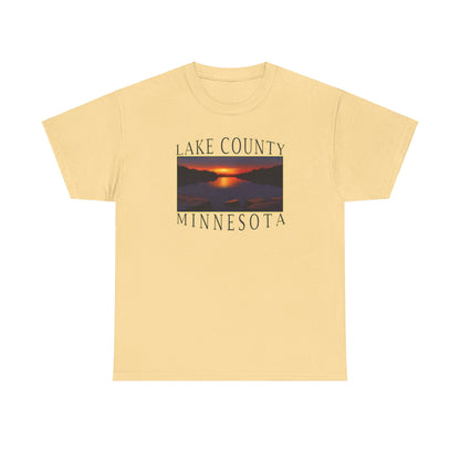 LAKE COUNTY, MINNESOTA Unisex Heavy Cotton Tee