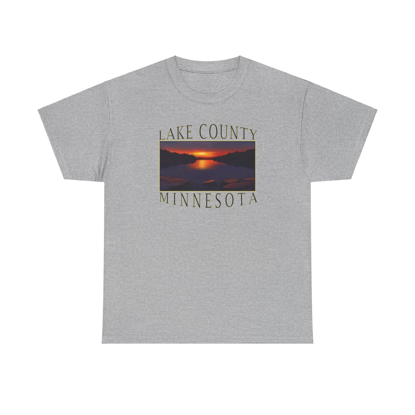 LAKE COUNTY, MINNESOTA Unisex Heavy Cotton Tee