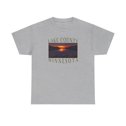 LAKE COUNTY, MINNESOTA Unisex Heavy Cotton Tee