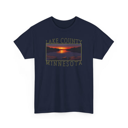 LAKE COUNTY, MINNESOTA Unisex Heavy Cotton Tee